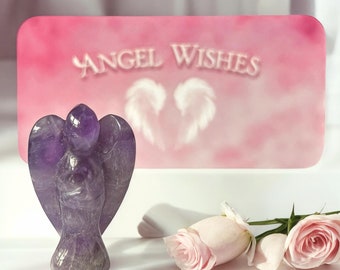 Guardian Angel Keepsake with Angel Inspiration Card, Spiritual Guardian Gift, Protection Angel Gift