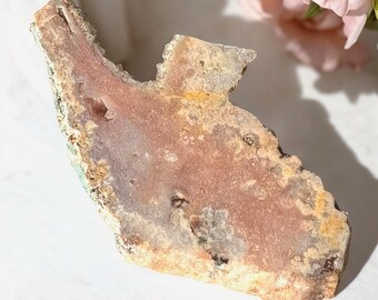 Pink Amethyst  | Sparkling Druzy Crystal | Approx 24cm | Chakra Healing Decor