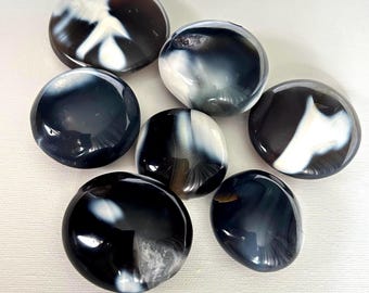 Orca Agate Palm Stone, Choose Your Crystal Pebble, Grounding Crystal, Natural Agate Stone, Pocket Crystal, Crystal Gift