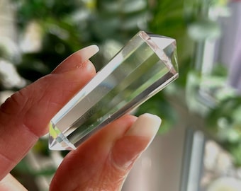 Clear Quartz Vogel Wand, 12 Sided Lemurian Style Crystal, Brazilian Quartz Point, Meditation Energy Tool, Exact Crystal Sent