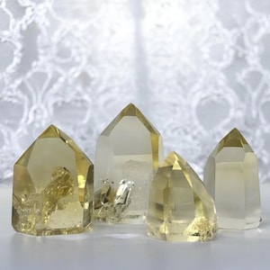 Natural Citrine Tower, Real Citrine Point, Golden Quartz, High Quality Crystal, Raw Citrine, Gift for Her