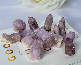 Spirit Quartz, Cactus Quartz, Fairy Quartz Cluster, Natural Crystal, Unique Gift, Mineral Collection, Crystal Grid,  Home Décor