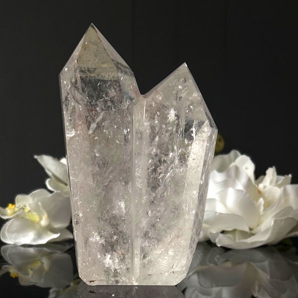 Clear Quartz Twin Tower - Amplify Energy and Enhance Spiritual Growth