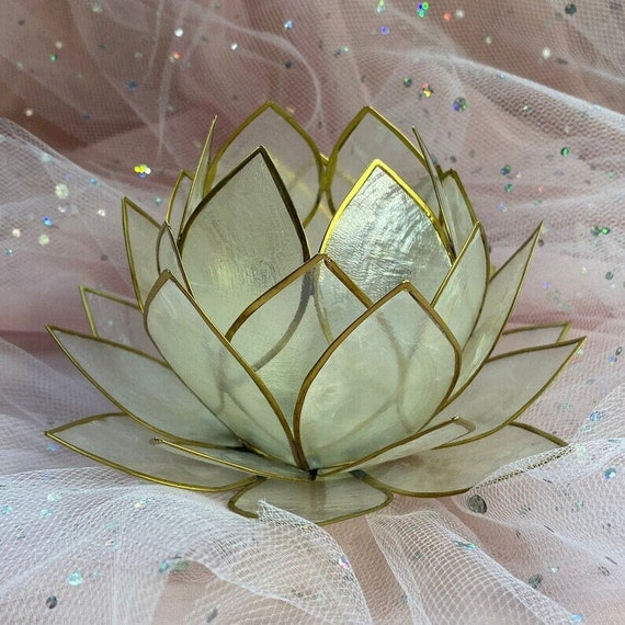 Tableau lumineux avec lotus éclairé - MISM Deco Metal