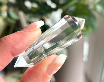 Clear Quartz Vogel, 12 Sided Vogel Wand, Bahia Brazil Quartz, High Quality Crystal Point, Precision Cut Wand