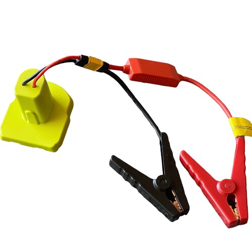 Jumper Cable Adapter to Milwaukee m18 / Dewalt 20v / Ryobi 18v battery