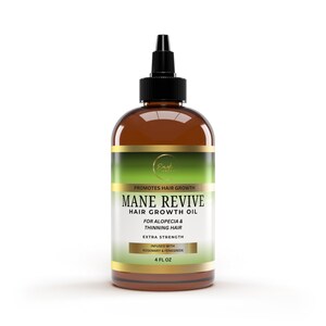 Mane Revive Hair Growth Oil| Organic Hair Growth Oil| Hair Thickening Oil| Hair Strengthening Oil| Hair Regrowth Oil