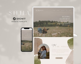 Showit Website Template - Showit Template für Fotografen - Website Template für Fotografen - Modernes Showit Website Design