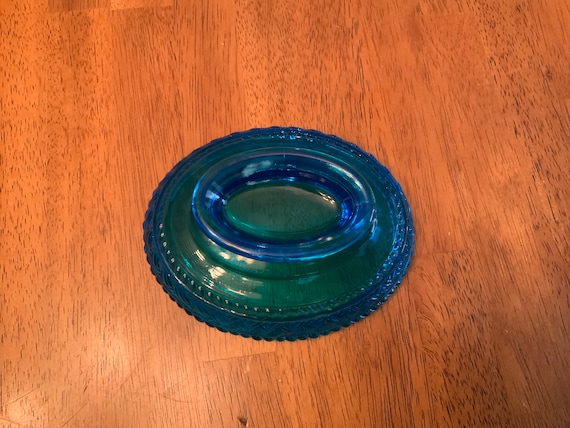 Westmoreland Glass Cobalt Blue Trinket Dish - image 4