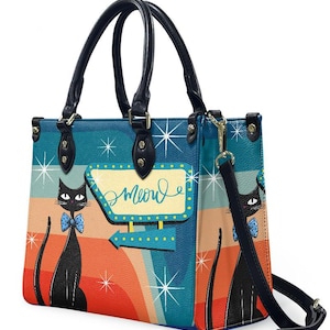 Atomic Cat Handbag: MCM Retro Shoulder Bag, 50s 60s Style image 1