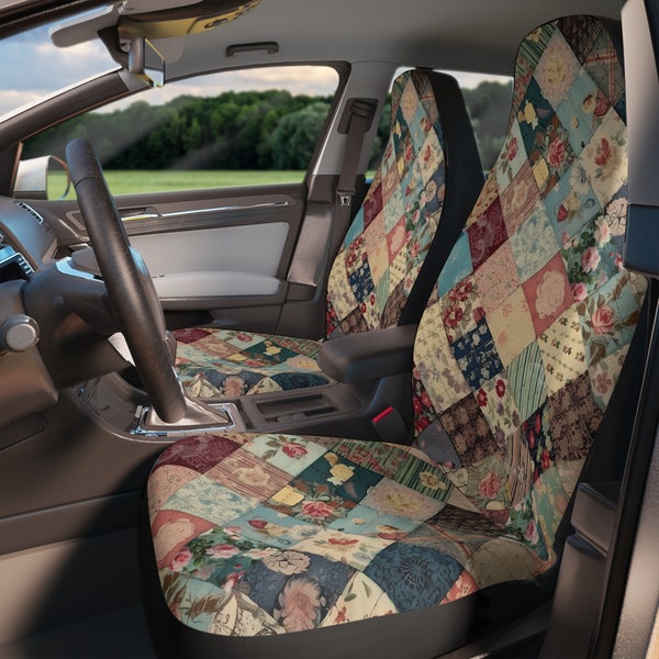 Patchwork Car Seat Protector Etsy