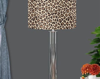 Leopard Print animal theme Lampshade( New style), desk office table lampshade, home decor cheetah, animal lover gift