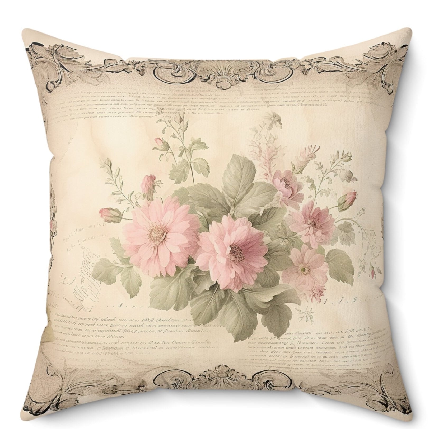 Mini Coussin Tapisserie Abécédaire Déco Shabby Chic Vintage 90's | UK