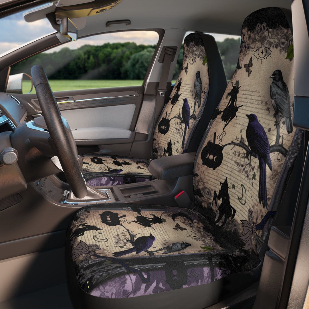 Enchant Your Ride Witchy Car Seat Covers,witch Car Seat Covers Potions