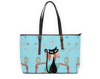 Borsa a tracolla Atomic Cat MCM, borsa mod retrò, stile anni '50