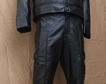 Elvis Presley 1968 Comeback Black Leather Suit Tribute Artist Costume