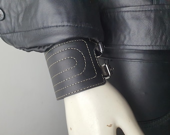 Elvis Presley 68 Comeback Leather Plain Cuff Wristband