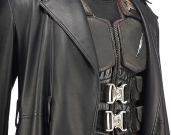 Blade Wesley Snipes Handmade Cosplay Leather Costume or Vest