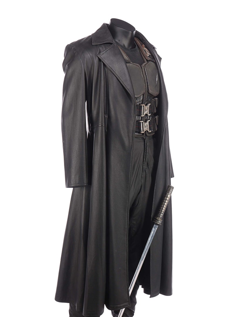 Blade Wesley Snipes Handmade Cosplay Leather Costume or Vest image 2