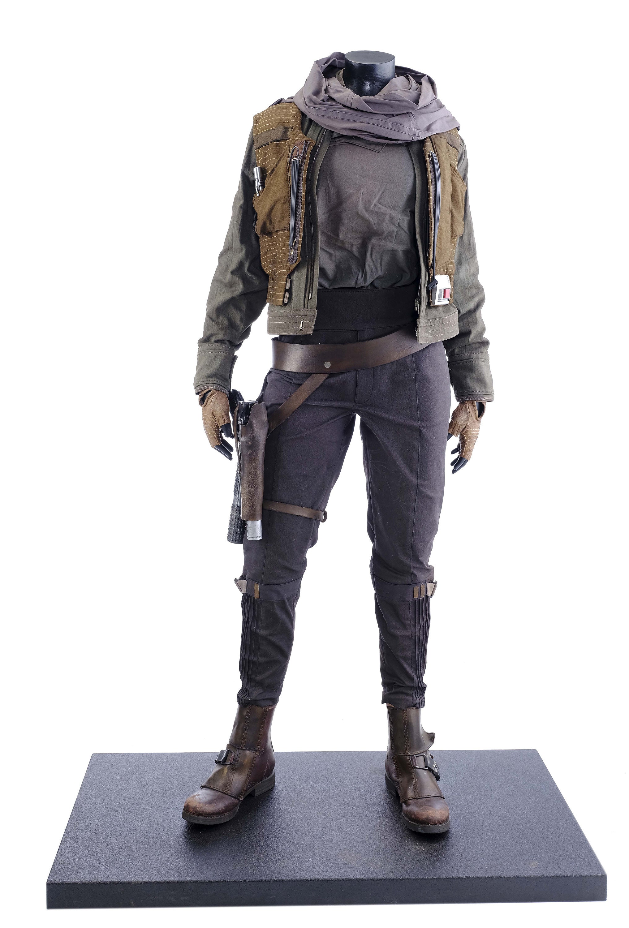Women's Star Wars Rogue One Jyn Erso Jacket With Vest - Cotton - Brown - All Sizes Available