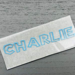 Personalised Iron On Vinyl Names image 7