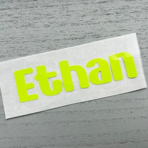 Personalised Iron On Vinyl Names image 9