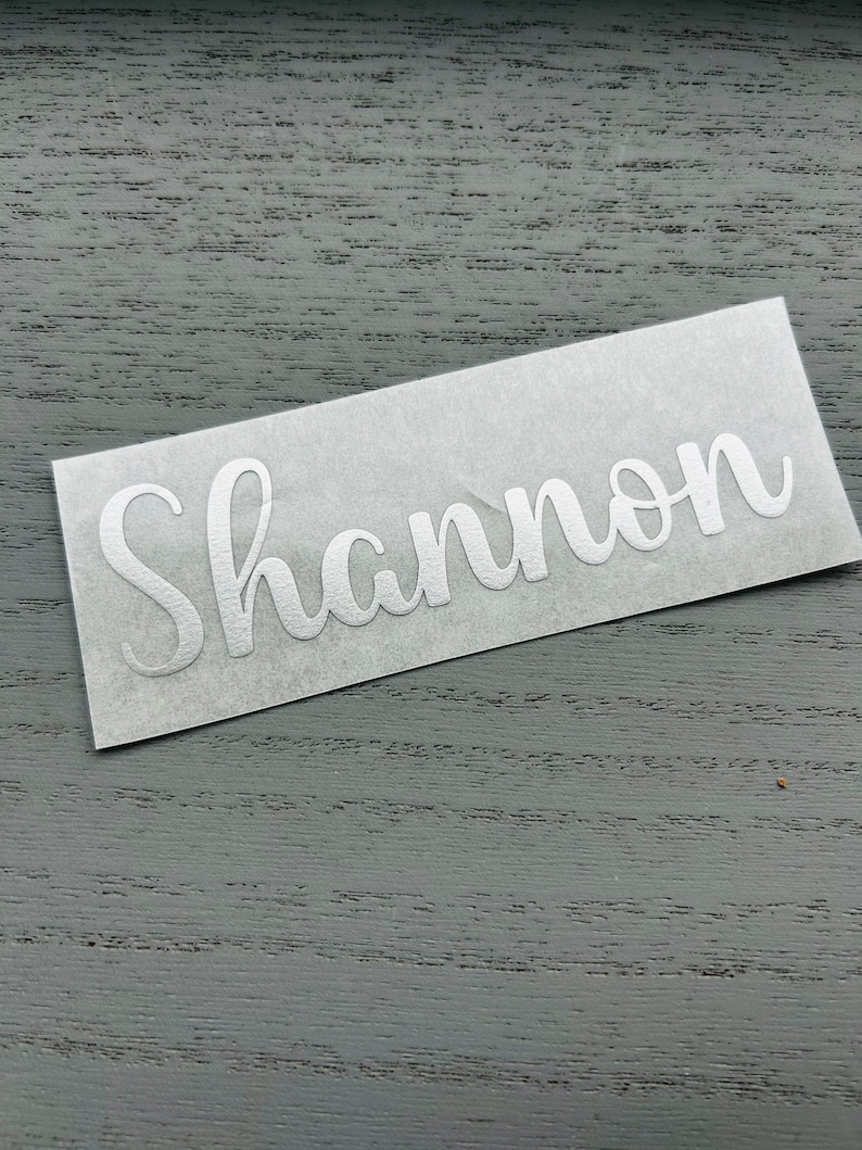 Personalised Iron On Vinyl Names image 4