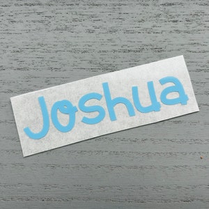 Personalised Iron On Vinyl Names image 8