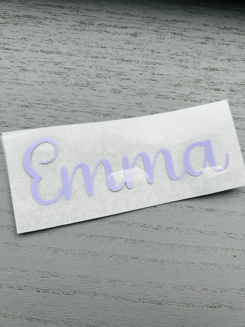 Personalised Iron On Vinyl Names image 3