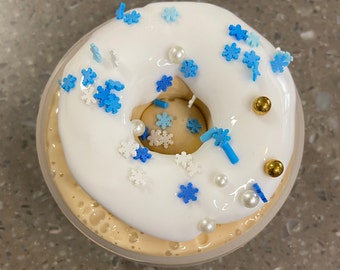 Winter Donut - Scented DIY Clay Slime