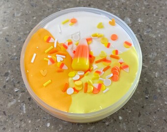 Candy Corn Frosting - Scented Frosting Slime