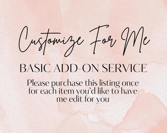 BASIC ADD ON Service