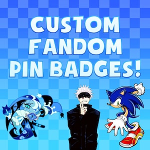 Custom Fandom Pin Badges