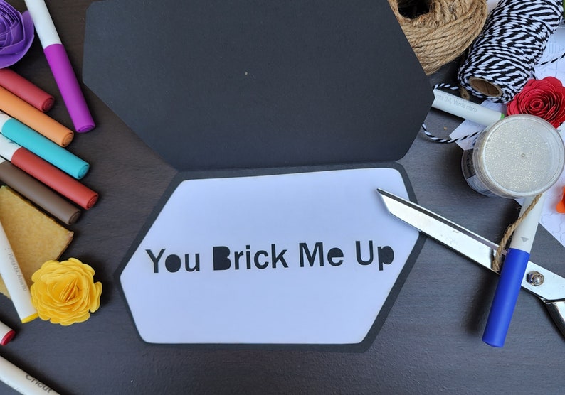 BRICK BIRTHDAY CARD You Brick Me up Card Birthday Brick Etsy Israel