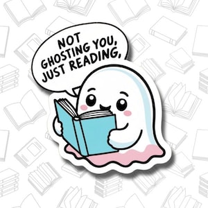 No te estoy ignorando, solo estás leyendo / Pegatinas para amantes de los libros, libros, pegatinas para Kindle, pegatinas de gatos lindos, pegatinas para amantes de los libros, pegatinas para lectores de libros