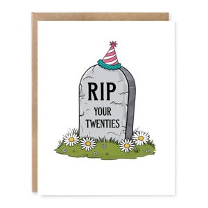 RIP vos 20 ans : une carte d'anniversaire hilarante et sombre !  - 30e anniversaire