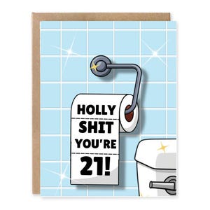 Carte d'anniversaire pour 21 ans, tu es, j'ai 21 ans, fête d'anniversaire, anniversaire personnalisée, carte d'anniversaire amusante