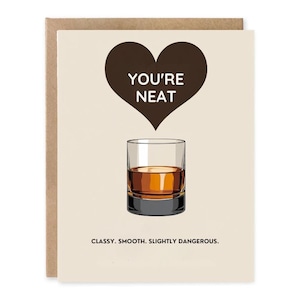 Carte d'anniversaire whisky, vous êtes super