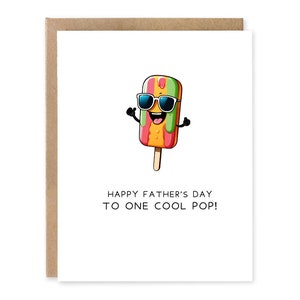 1ère carte de fête des pères / carte de fête des pères / carte pour papa / carte d'anniversaire de papa / carte de fils / carte de fille / cartes de jeu de mots