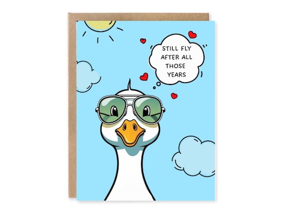 Still Fly after all theses years, funny aviation gift, funny pilot gift, cute birthday card for him, card for dad