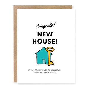 Nouvelle maison, carte de voeux drôle | Cartes de voeux émouvantes drôles, humour immobilier | Cartes de voeux et cadeaux pour déménagement, immobilier