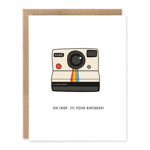 Jolie carte pour mari, carte pour femme, carte meilleur ami, carte d'anniversaire appareil photo drôle, cadeau d'anniversaire photographe pour lui ou elle