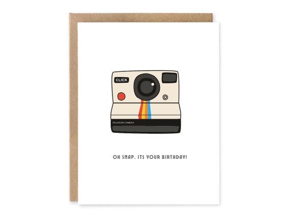 Cute card for Husband, Card for Wife, Best Friend Card, Funny Camera Birthday Card, Photographer Birthday Gift for Him or Her