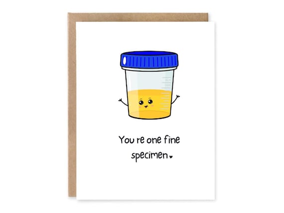 You're one fine specimen, Love You Card, Funny & Punny Cards, Valentine Card