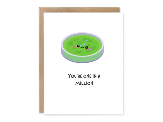 You're one in a million - Lab tech Card - Funny Medical Greeting Card  Medical Card  Card for Doctor RN Card / LAB TECH