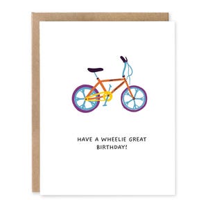 Cartes d'anniversaire drôles mignonnes, cartes d'anniversaire drôles - cartes de petit garçon amusantes pour l'anniversaire - carte de vélo