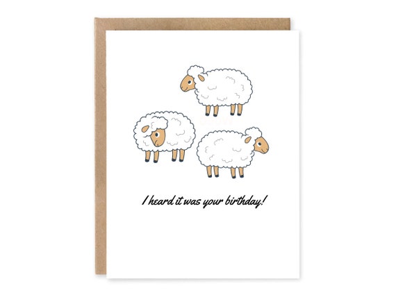 I Herd It Was Your Birthday! - Greeting Card