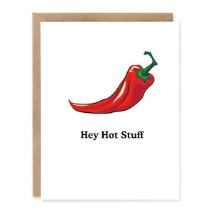 Trucs chauds, piment épicé, Saint-Valentin, carte de voeux, carte d'anniversaire, partenaire, carte d'amour