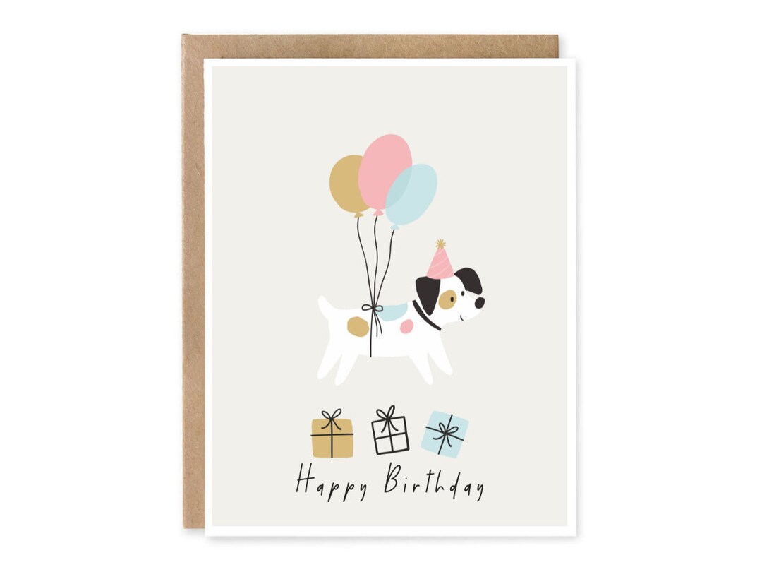 Happy Birthday From the Dog, Funny Birthday Card From the Dog, Dog Dad ...