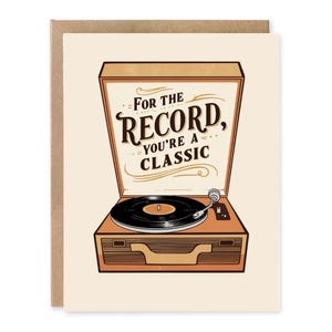 Pour info, vous êtes une carte classique | Carte d'anniversaire drôle | Carte Vieillir | Pour la carte d'anniversaire record | Carte pour grand-père,